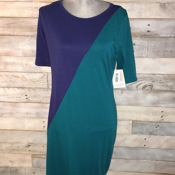 LuLaRoe Dresses & Skirts - NWT XL Blue and teal Julia